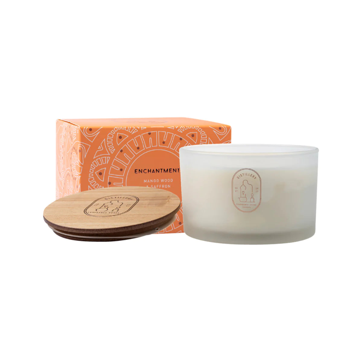 Distillery Fragrance House Triple Wick Soy Candle - Mango, Wood & Saffron 450G - Halfpenny Discount Pharmacy