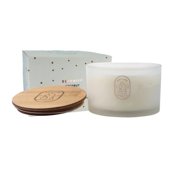 Distillery Fragrance House Triple Wick Soy Candle - Coconut Peach 450G - Halfpenny Discount Pharmacy